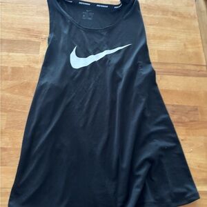 Nike running Women's Black Tank Top - medium